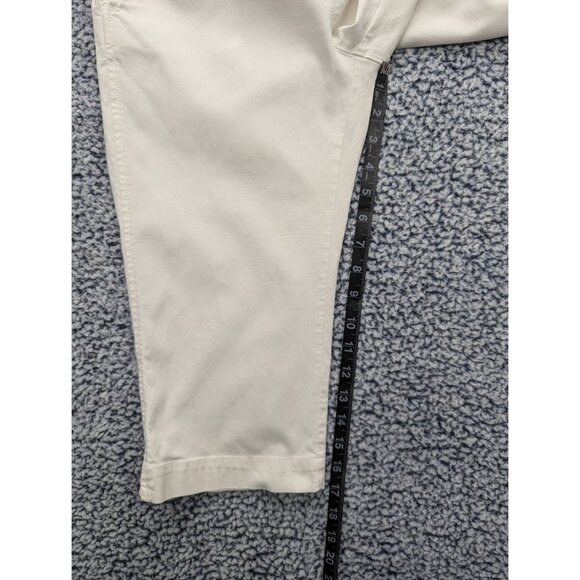 Y2K Revival Old Navy Low Rise Capri Pants Size 4 Boho Retro Beachy Casual White - Picture 11 of 13
